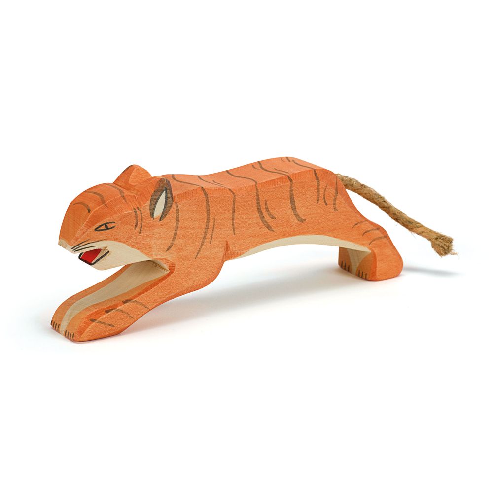 Ostheimer - Tiger Jumping Wooden Toy - 6 cm