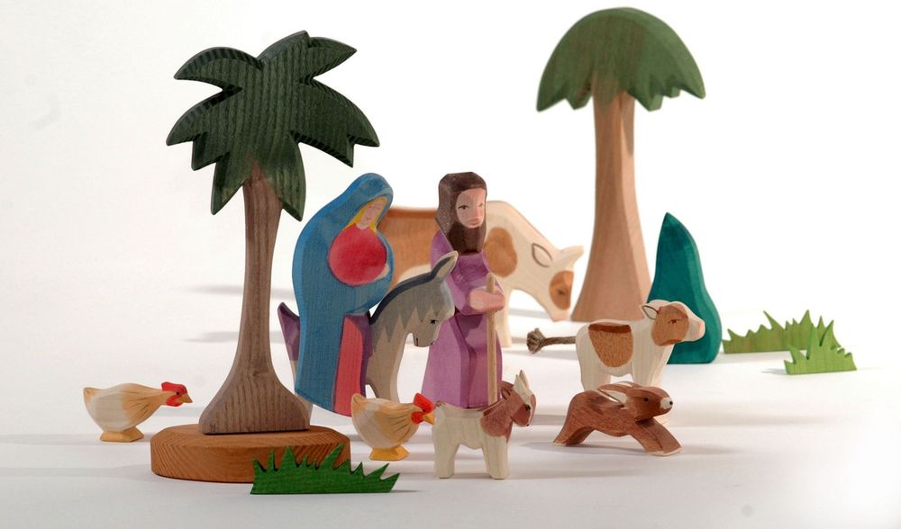 Ostheimer - Bush Wooden Toy - Dark Green - 5 cm