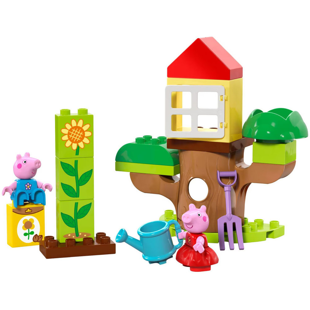 Lego duplo Peppa Pig Garden & Tree House Building Set - 20 Pcs