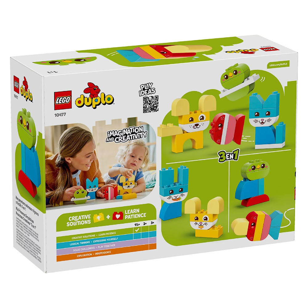 Lego 3-In-1 My First Creative Cute Pets Building Set - 24 Pc Set
