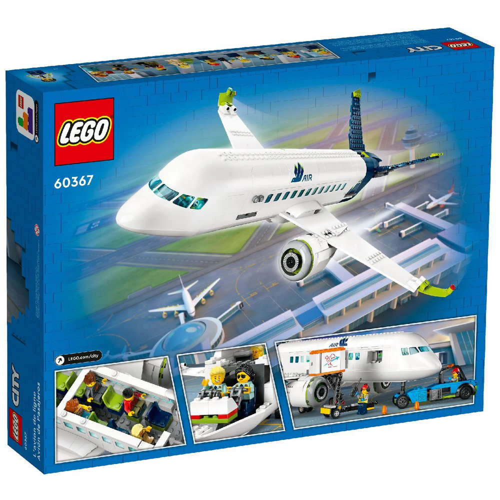 LEGO City - Passenger Airplane Building Set - 913 Pcs