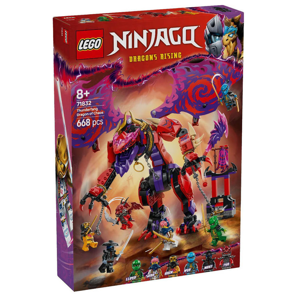 LEGO Ninjago - Thunderfang Dragon Of Chaos Building Set - 668 Pcs