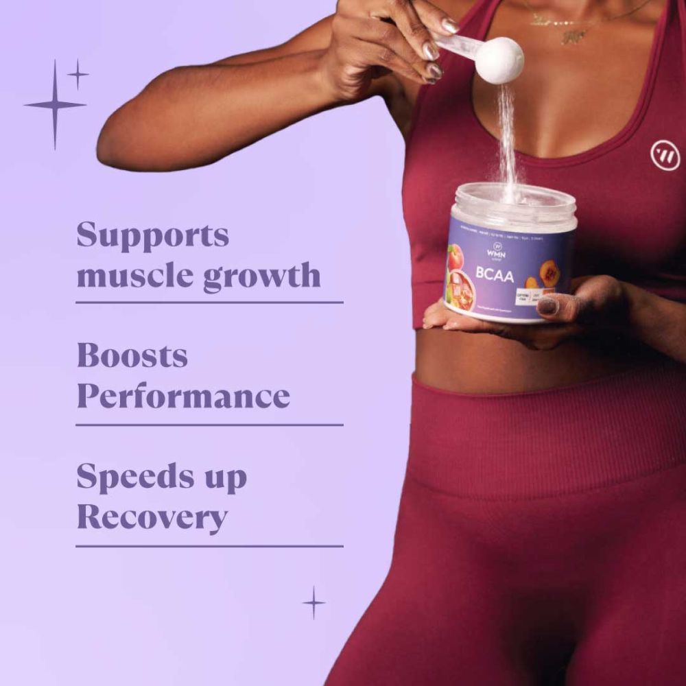 WMN World - BCAA For Muscle Recovery Zero Sugar - Peach Tea 300g