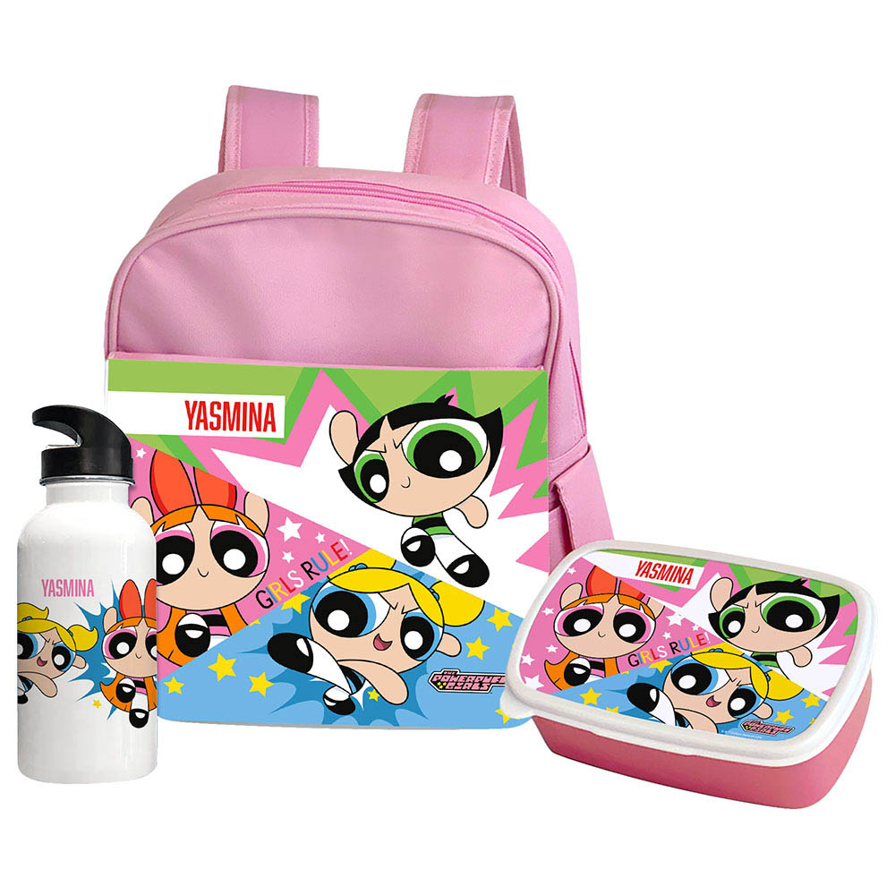 Essmak - Personalized Backpack - Powerpuff Girls - 12-Inch