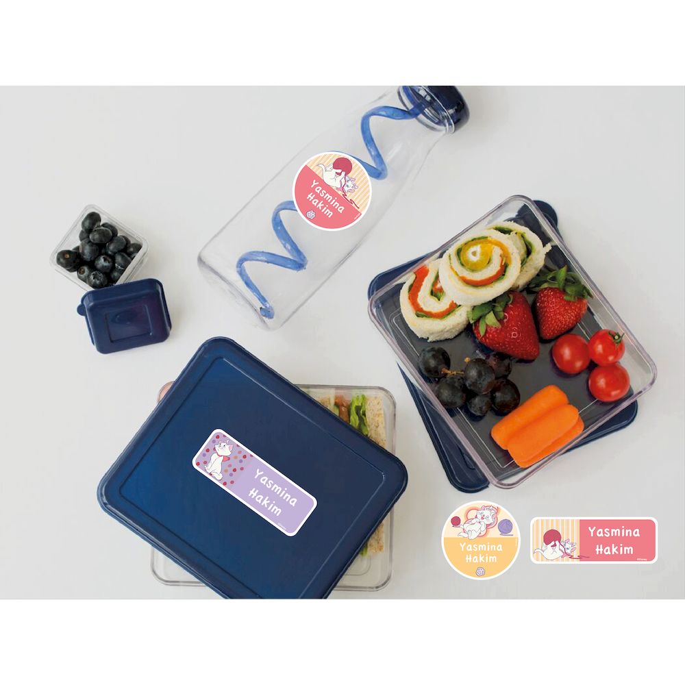 Essmak - Personalised School Labels - Disney Mary The Cat - 74Pcs