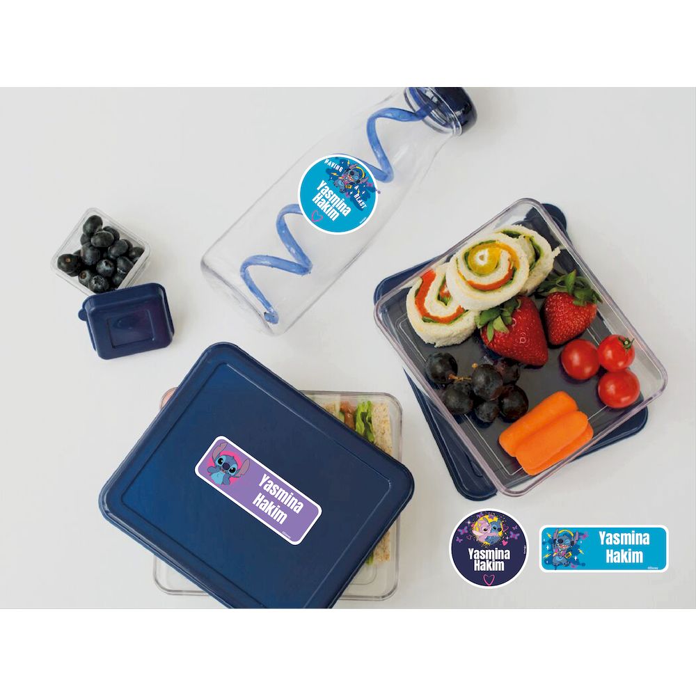 Essmak - Personalised School Labels - Stitch - 74Pcs