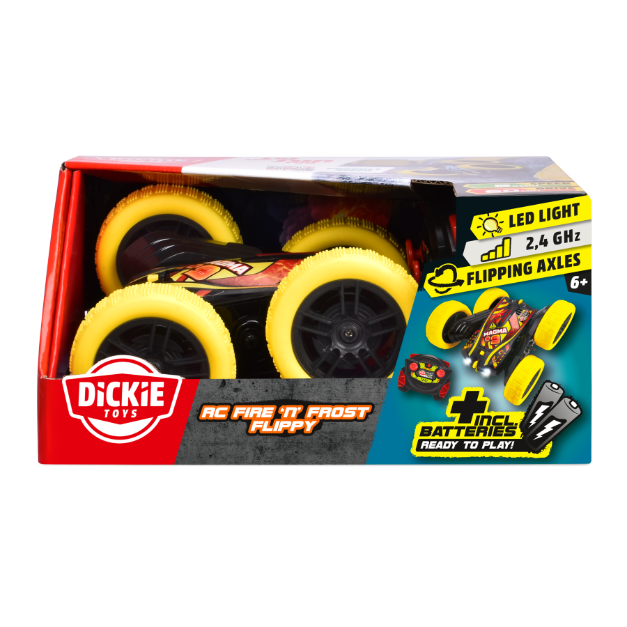 Dickie - RC Fire 'n Frost Flippy - Yellow