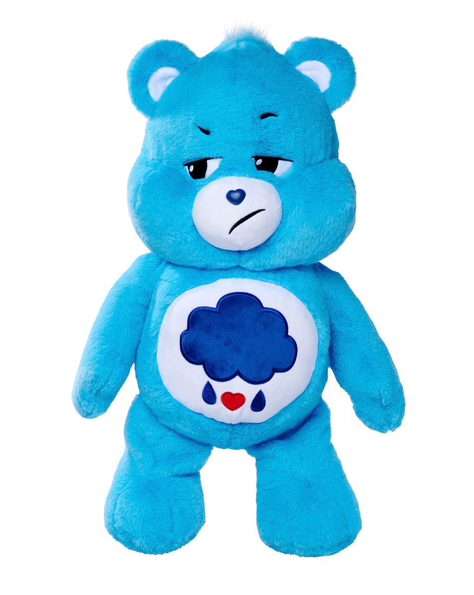 Nicotoy - Care Bears Grumpy Bear Plush Toy - Blue - 60 cm