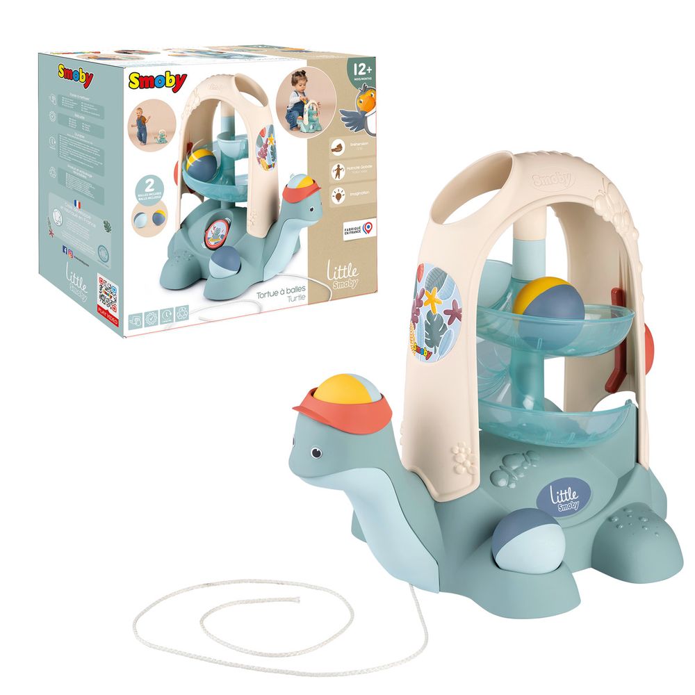 Smoby - Little Turtle With Marble Run