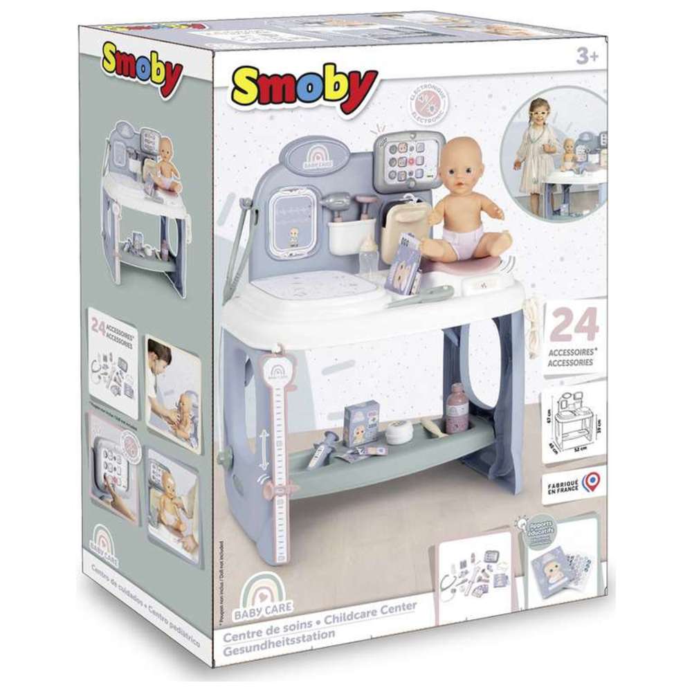 Smoby - Baby Care Centre Station Playset - 26 Pcs