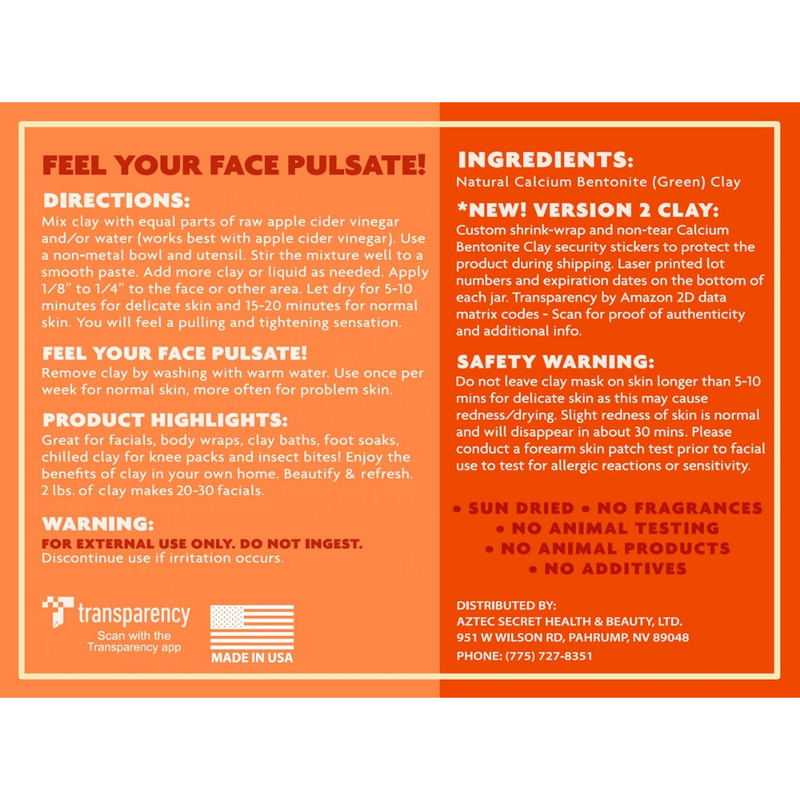 AZTEC SECRET Indian Healing Clay - 907 gm