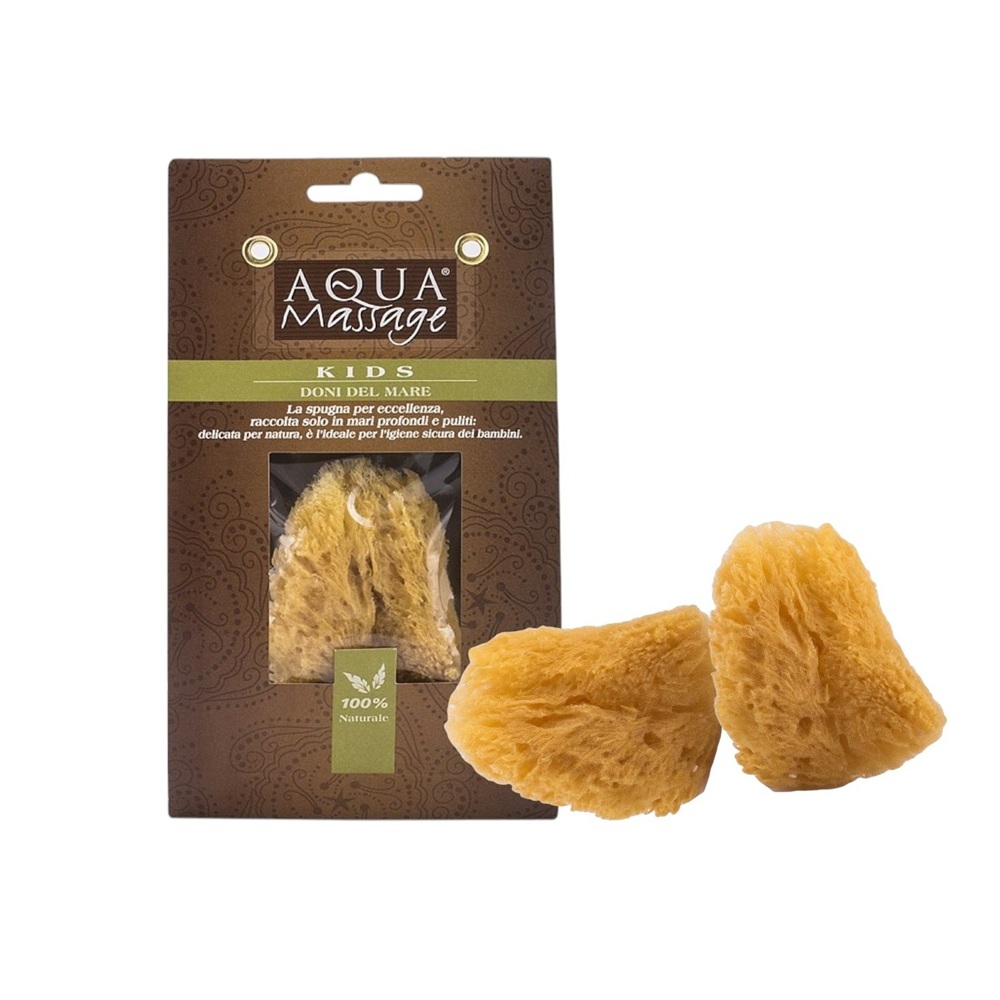 Aqua Massage Kids Doni Del Mare Bathing Sponge - 1 Pc - Brown