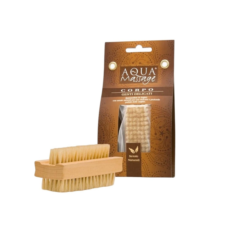 Aqua Massage Double Bristle Nail Brush