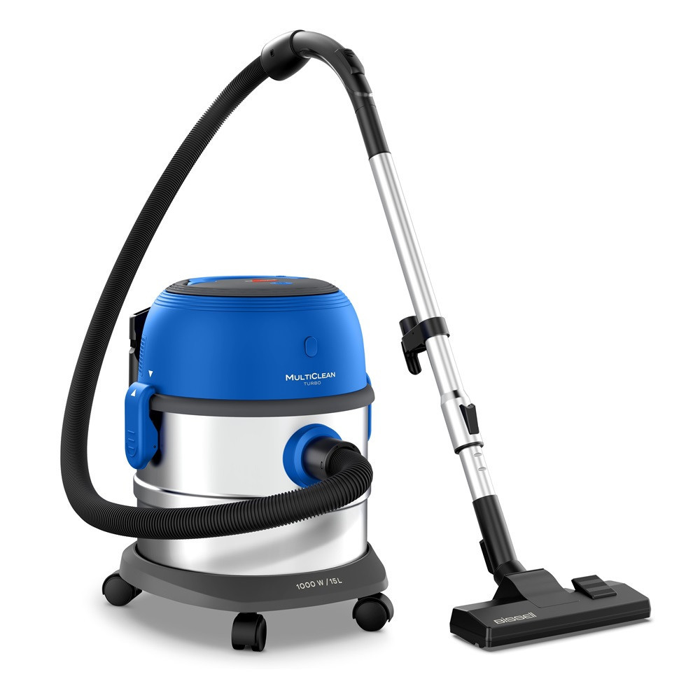 Bissell - 4113 Multiclean Turbo Drum Vacuum Cleaner - Grey/Mambo Blue - 15L