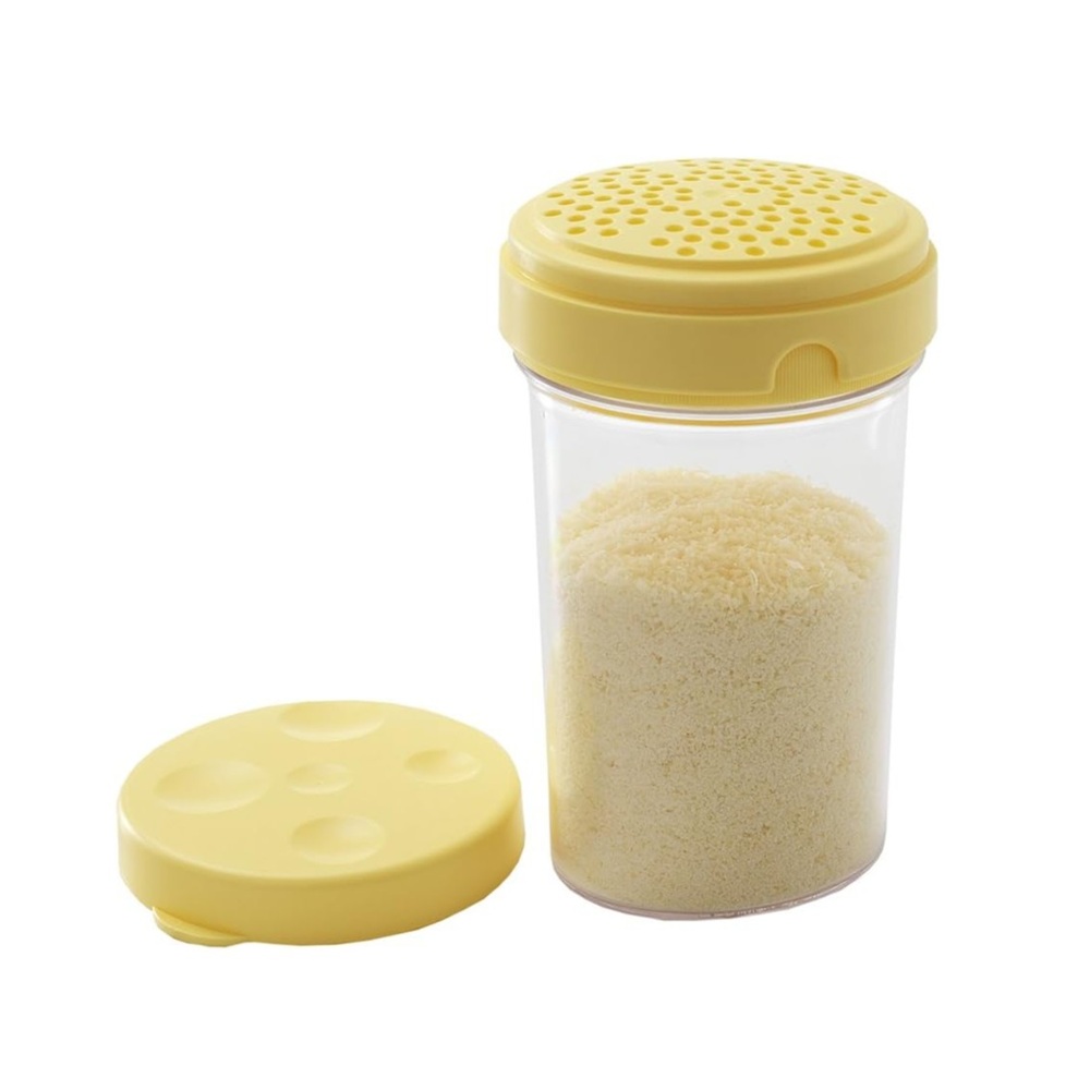 SNIPS - Cheese Sprinkler with Freshness Lid - Yellow - 300gm