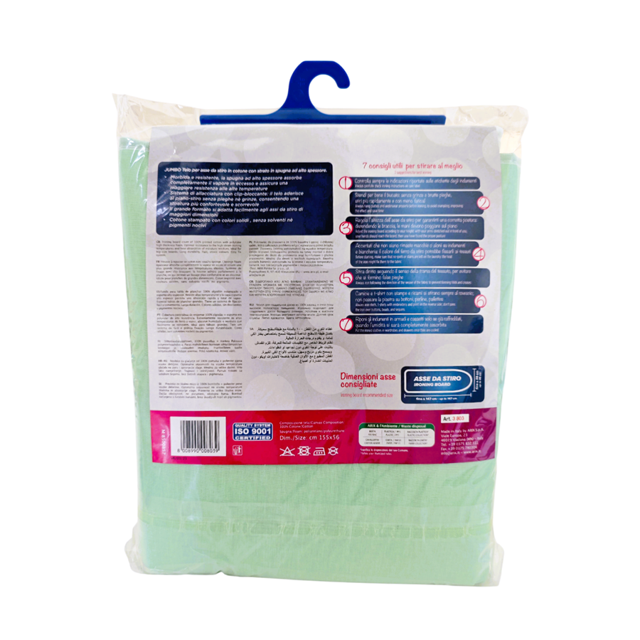 Stirokay - Jumbo Ironing Board Cover - Green - 155x56 cm