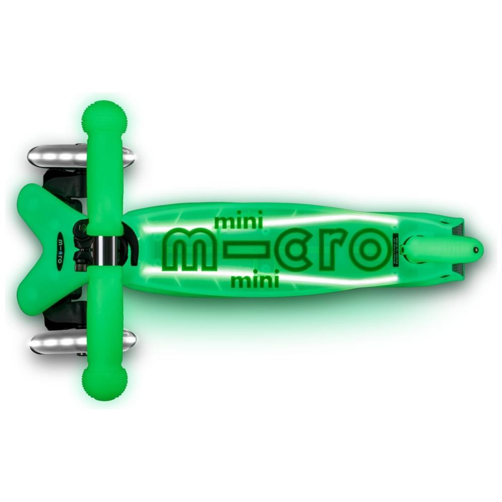 Micro Mini Deluxe Glow LED Plus Manual Scooter