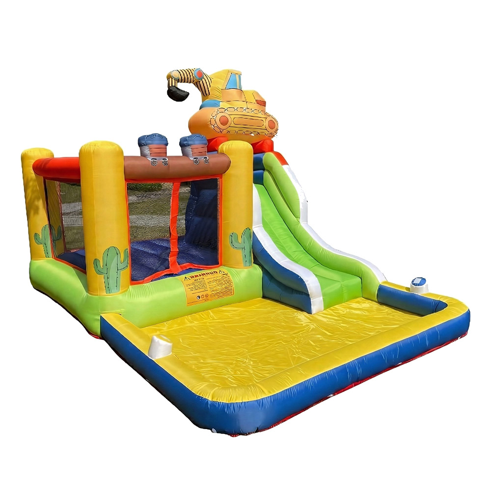 Myts - Kids Inflatable Water Park With Slide, Bouncy Area And Splash Pool