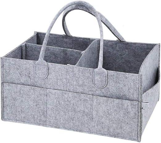 Star Babies - Diaper Caddy Organizer Light Weight - Grey