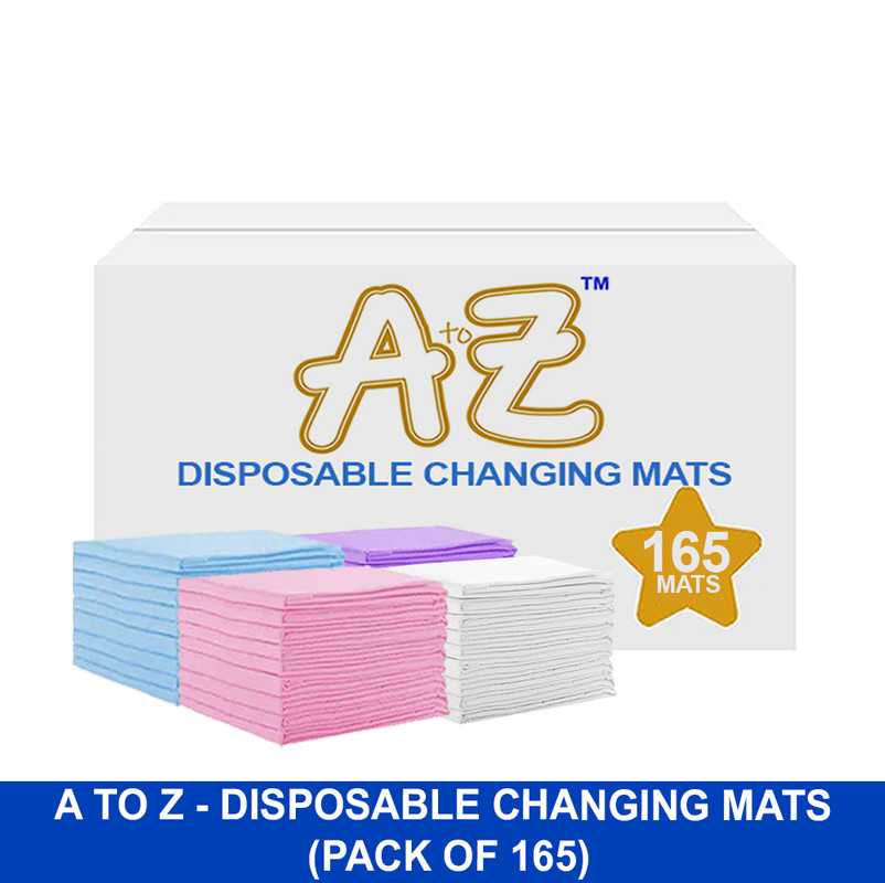 A To Z - Disposable Changing Mats - Multicolor - 45x60 cm - 165 Pcs