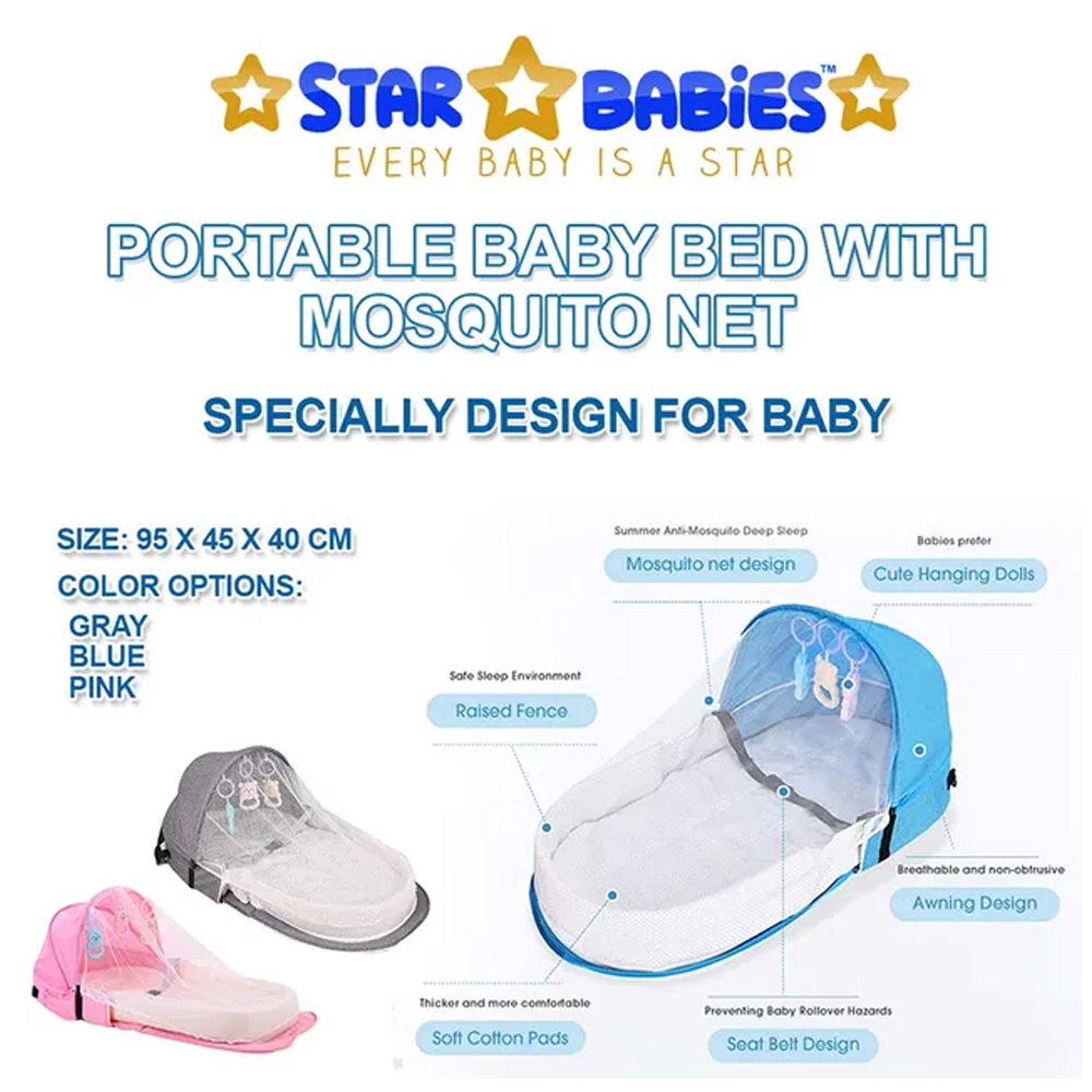 Star Babies Baby Foldable Bathtub Combo Pack - Pink