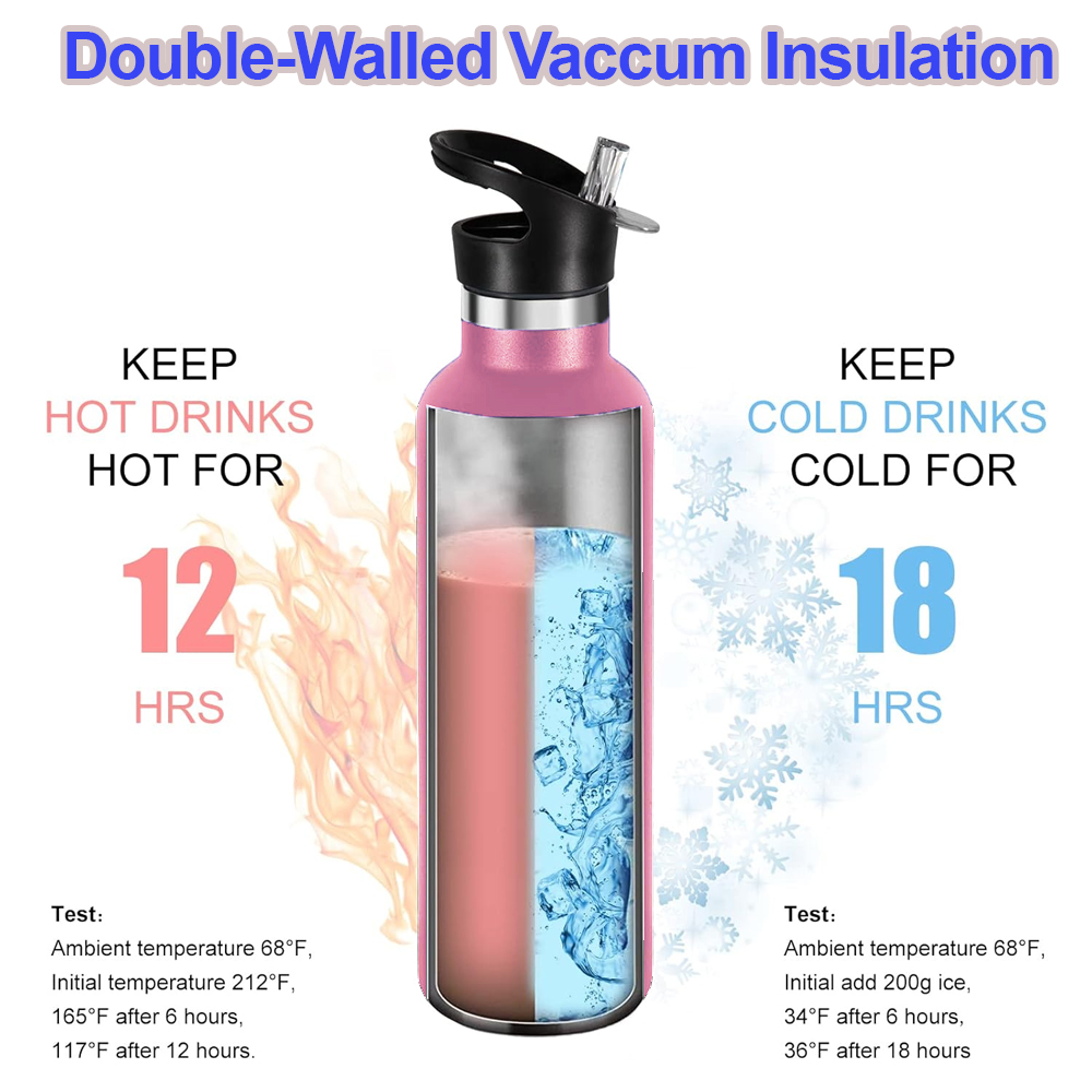 Star Babies - Stainless Steel Water Bottle - Cute Rabbit - 500ml