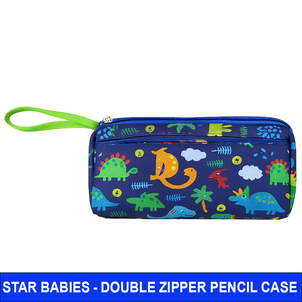 Star Babies - Double Zipper Pencil Case - Jungle