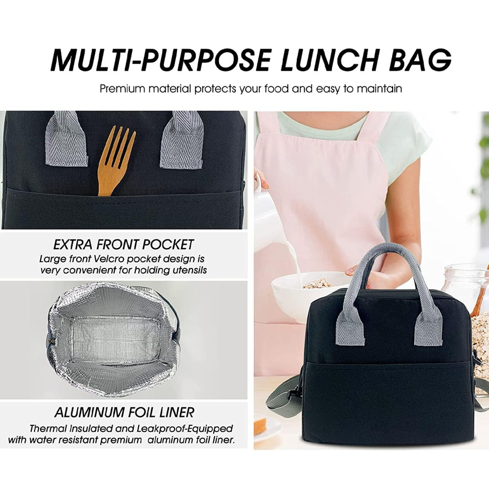 Star Babies - Insulated Lunch Bag & 5-Compartment Lunch Box Set - Multicolor - 2 Pcs