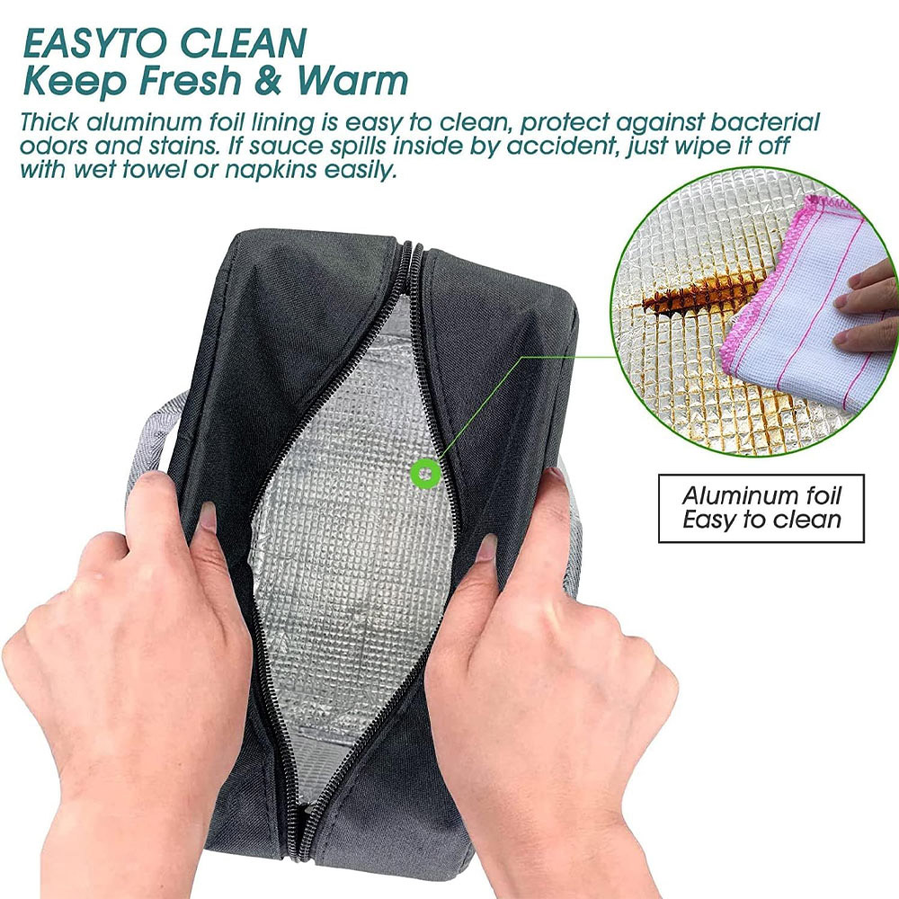 Star Babies - Insulated Lunch Bag With Organic Lunch Box & Cutlery Set - 5 Pcs