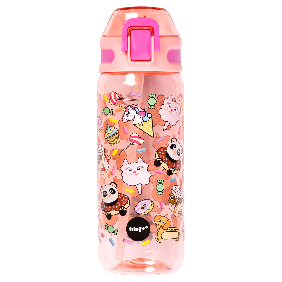 Fringoo - Straw Bottle 650ml - Animal Treats