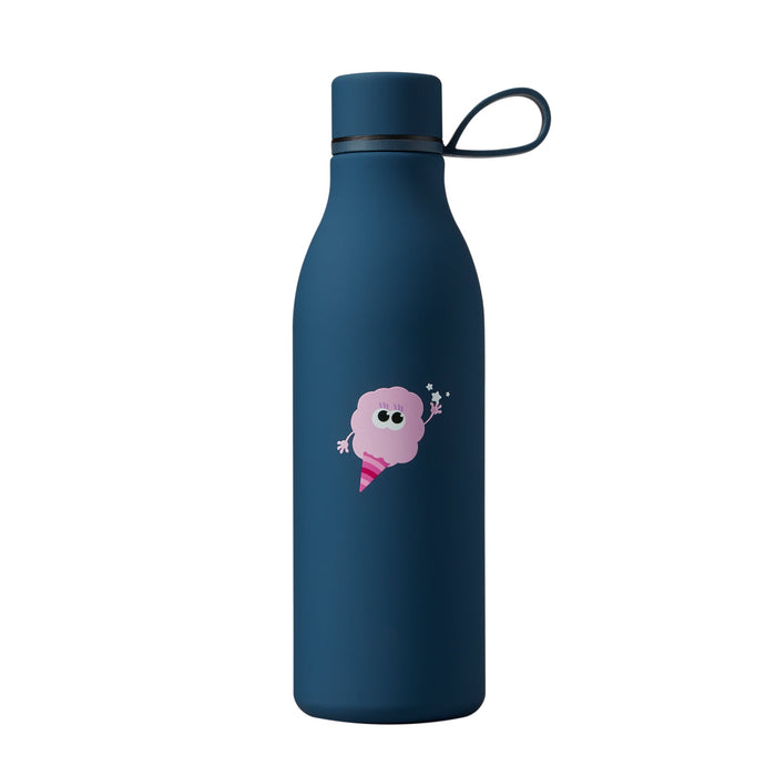 Tinc - Flossie Stainless Steel Soft Touch Water Bottle - Blue - 500 ml