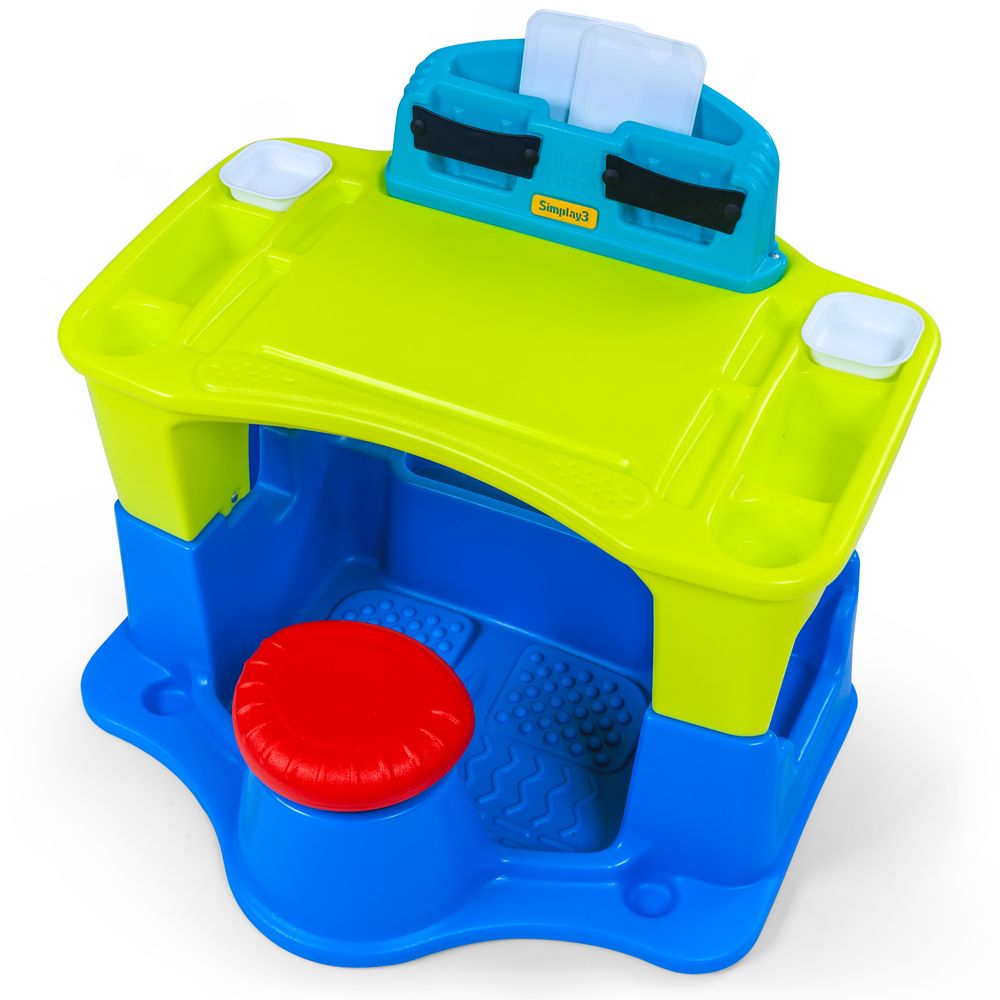 Simplay3 - Creative Kids Art Desk - Blue and Green