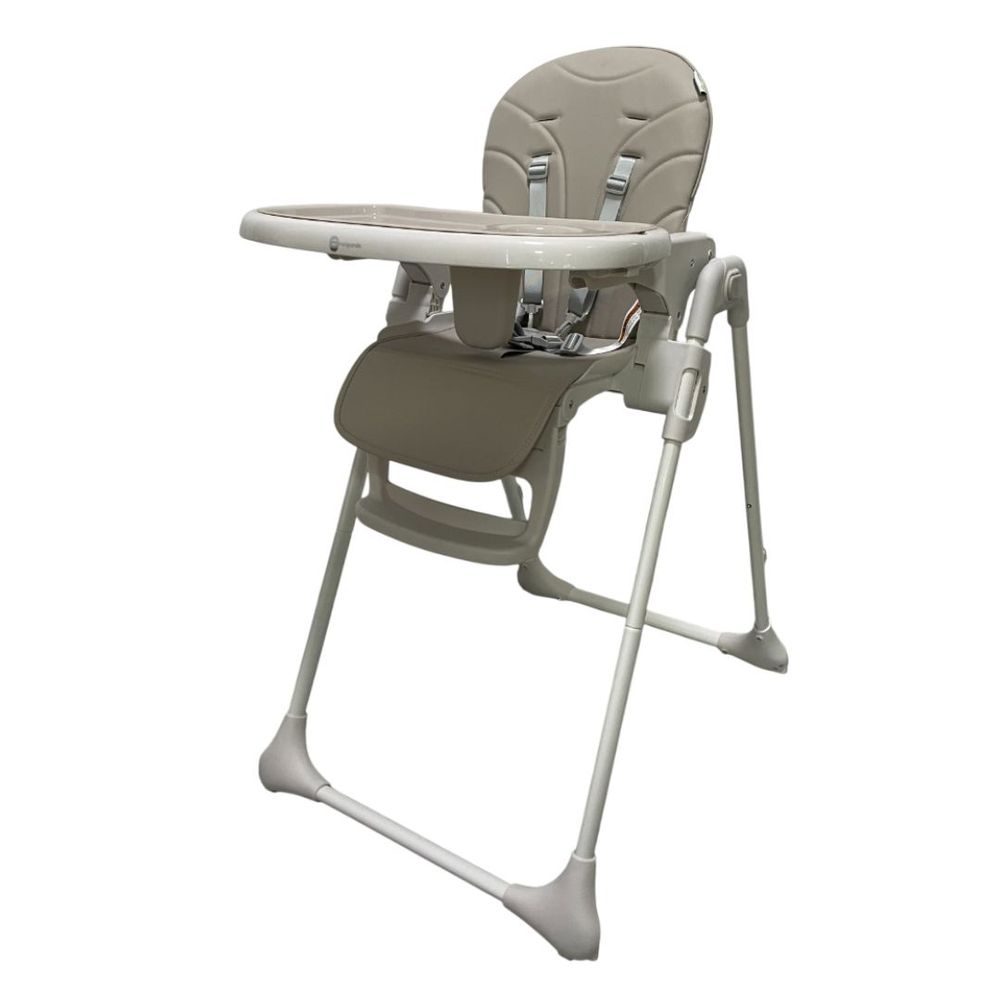Mini Panda Cozy Cub High Chair - Light Grey