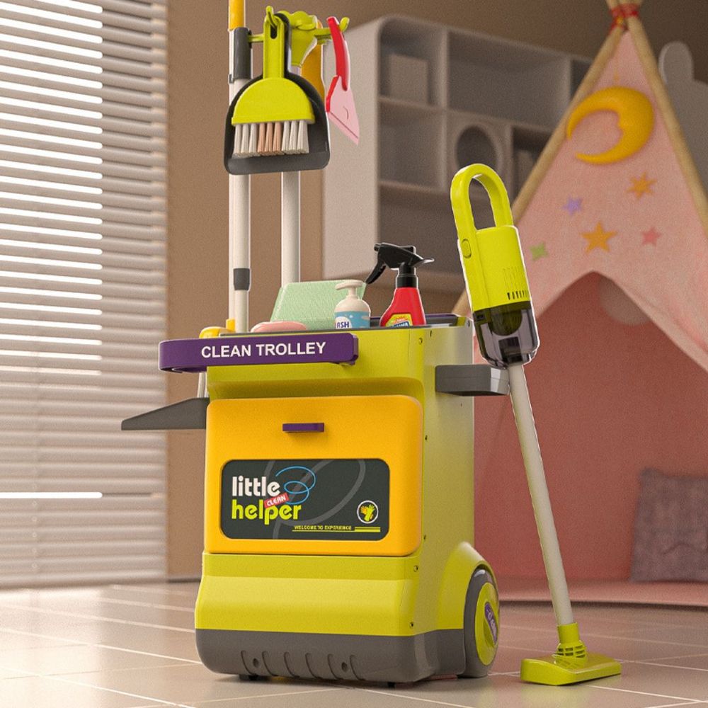 Mini Panda - Cleaning Cart Kit - 26 Pcs