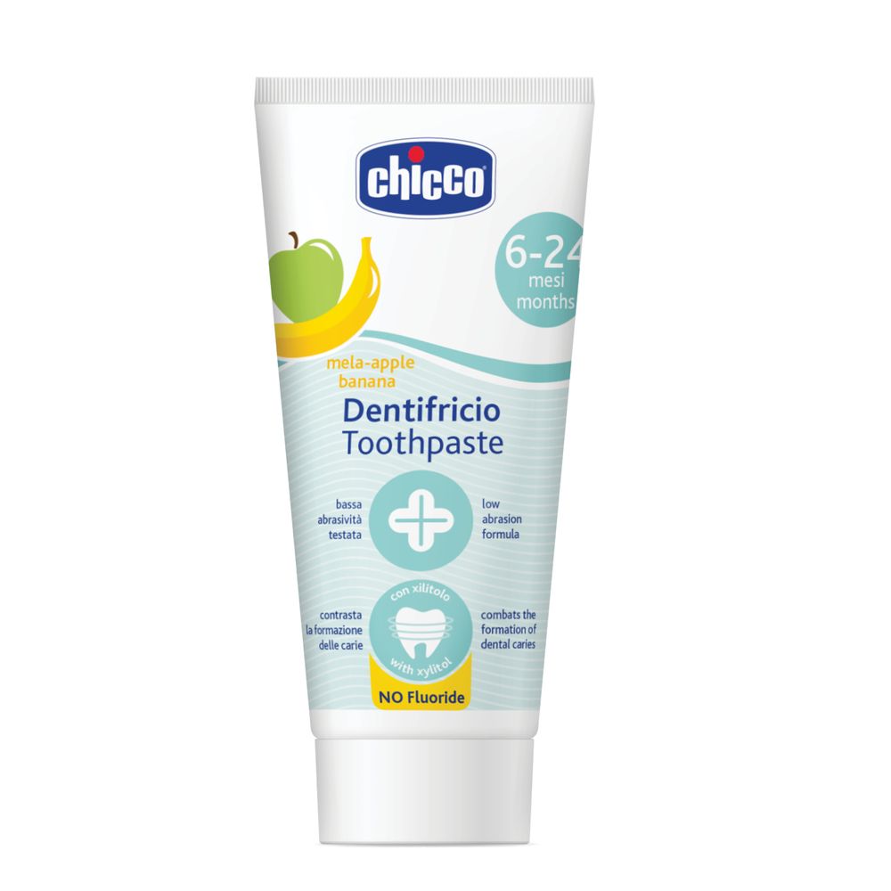 Chicco - Apple Banana Toothpaste Fluoride Free - 50ml