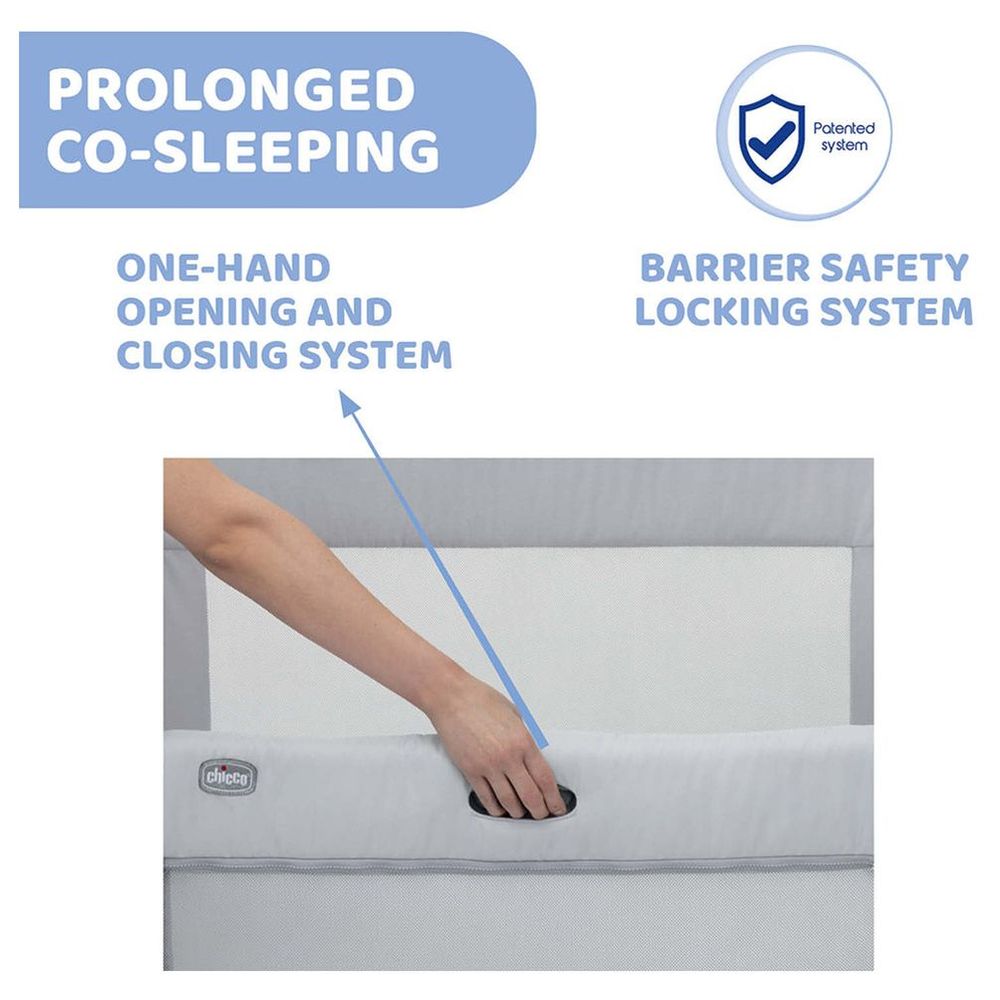 Chicco Next2Me Forever Co Sleeping Crib - Ash Grey