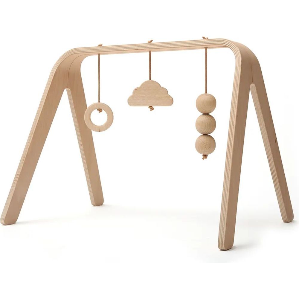 Charlie Crane - Naho Awakening Arch With Wooden Toys - Brown