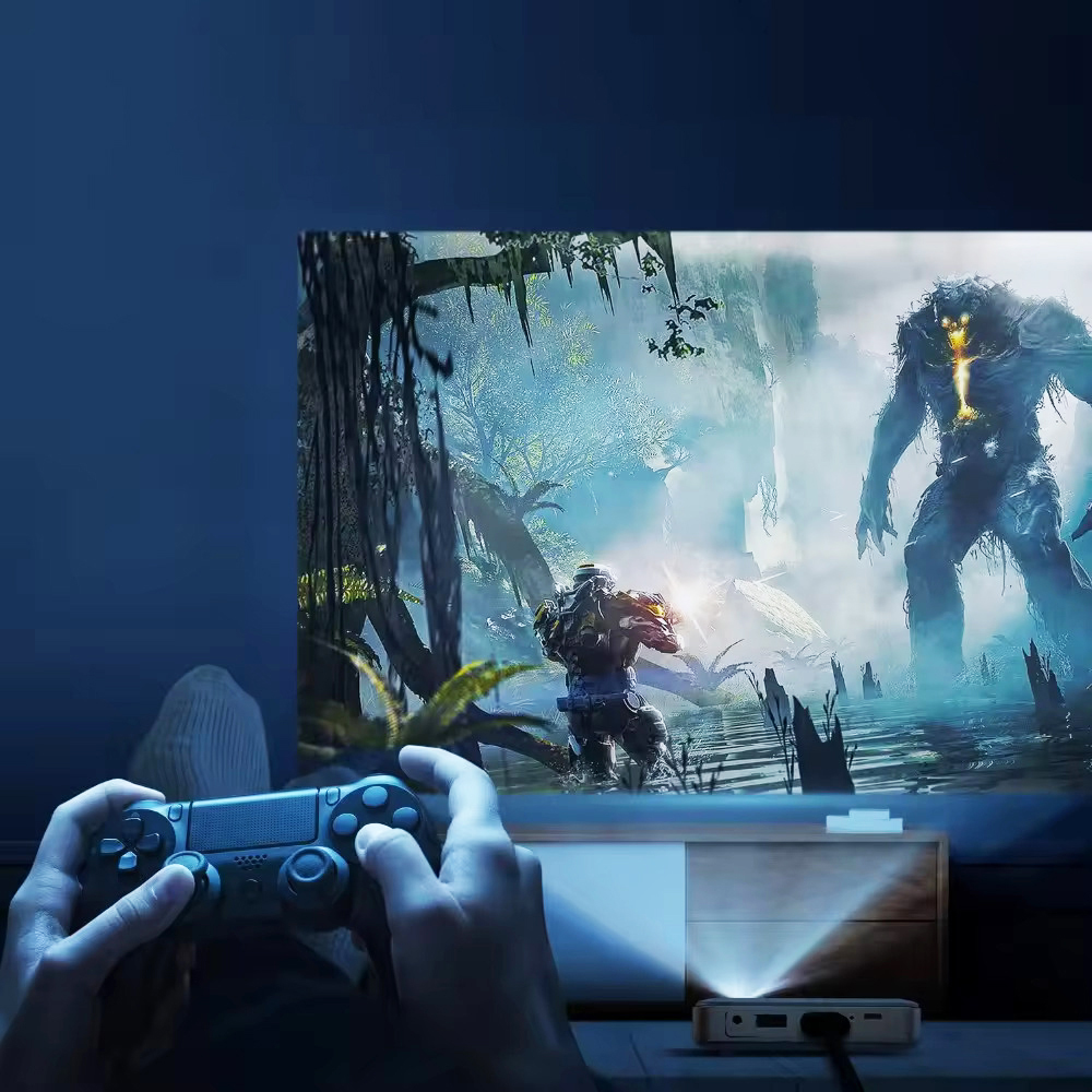 Merlin - Ultra Mini Wireless HD Projector - White