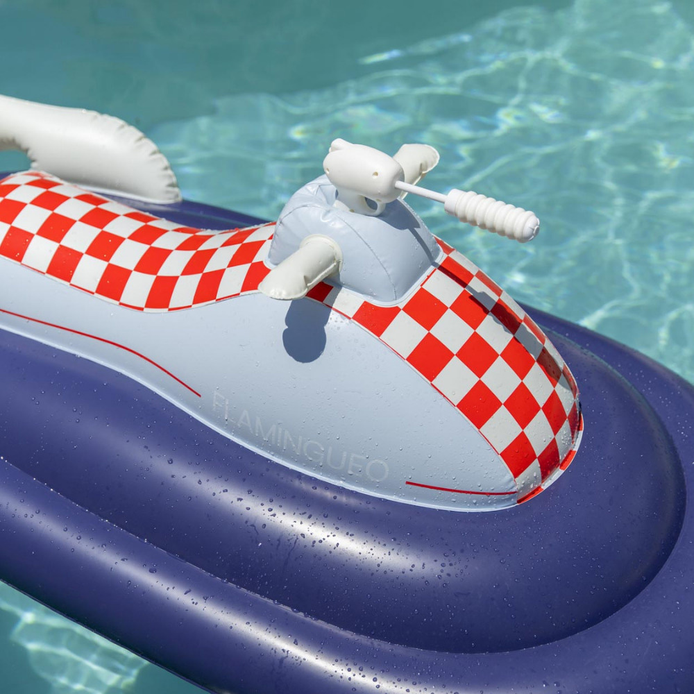 Flamingueo - Kid's Jet Sky Pool Float - Navy Blue