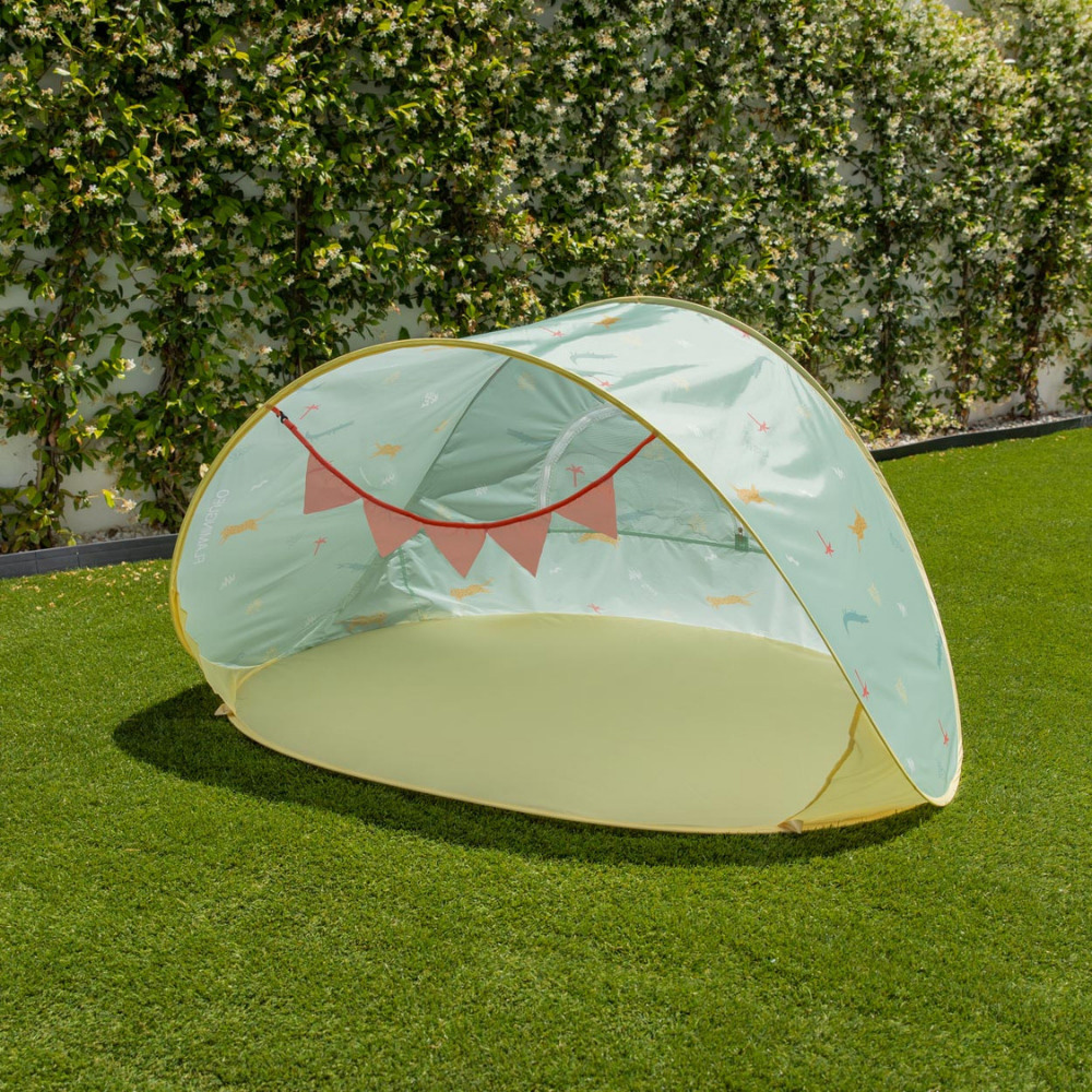 Flamingueo - Kid's Beach Tent - Light Green