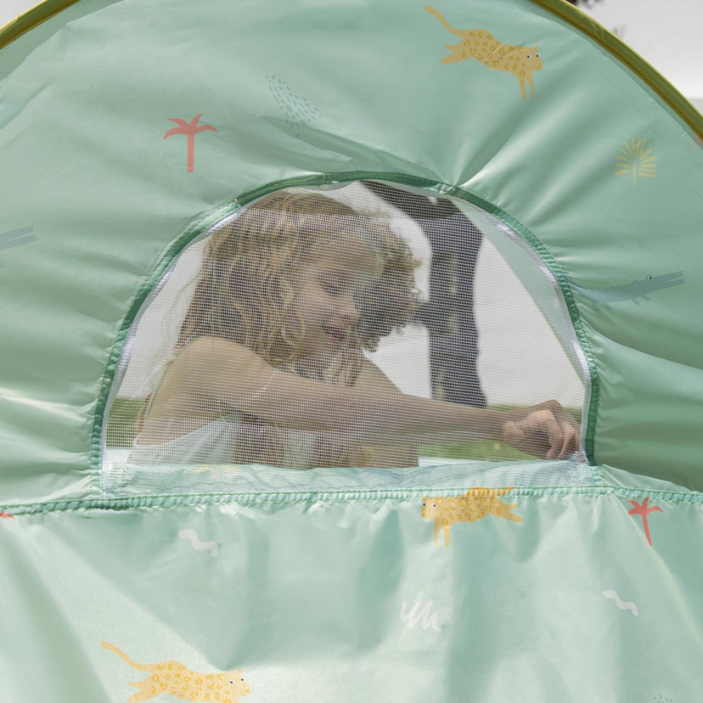 Flamingueo - Kid's Beach Tent - Light Green