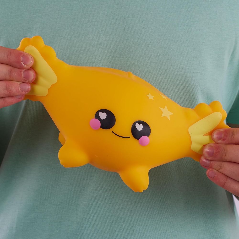 SMOOSHZEES - Luvzees Sonny Axolotl Super Soft Cuddly And Squishy Toy - Yellow