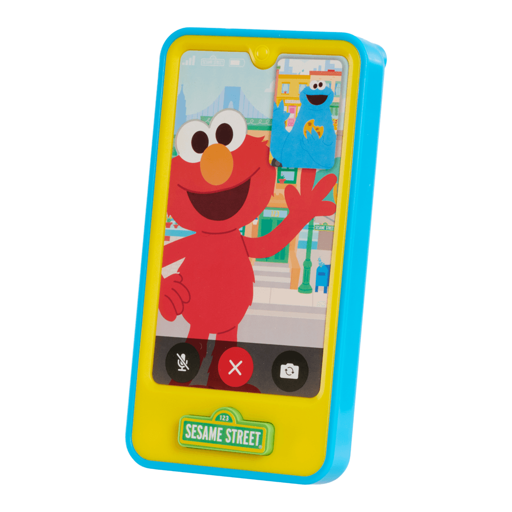 Sesame Street - Chat With Elmo Cell Phone Musical Toy - Multicolor
