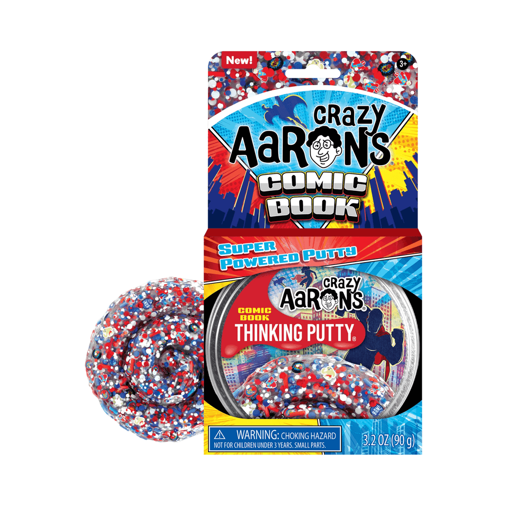 Crazy Aaron's - Comic Book Thinking Putty - Multicolor - 90gm