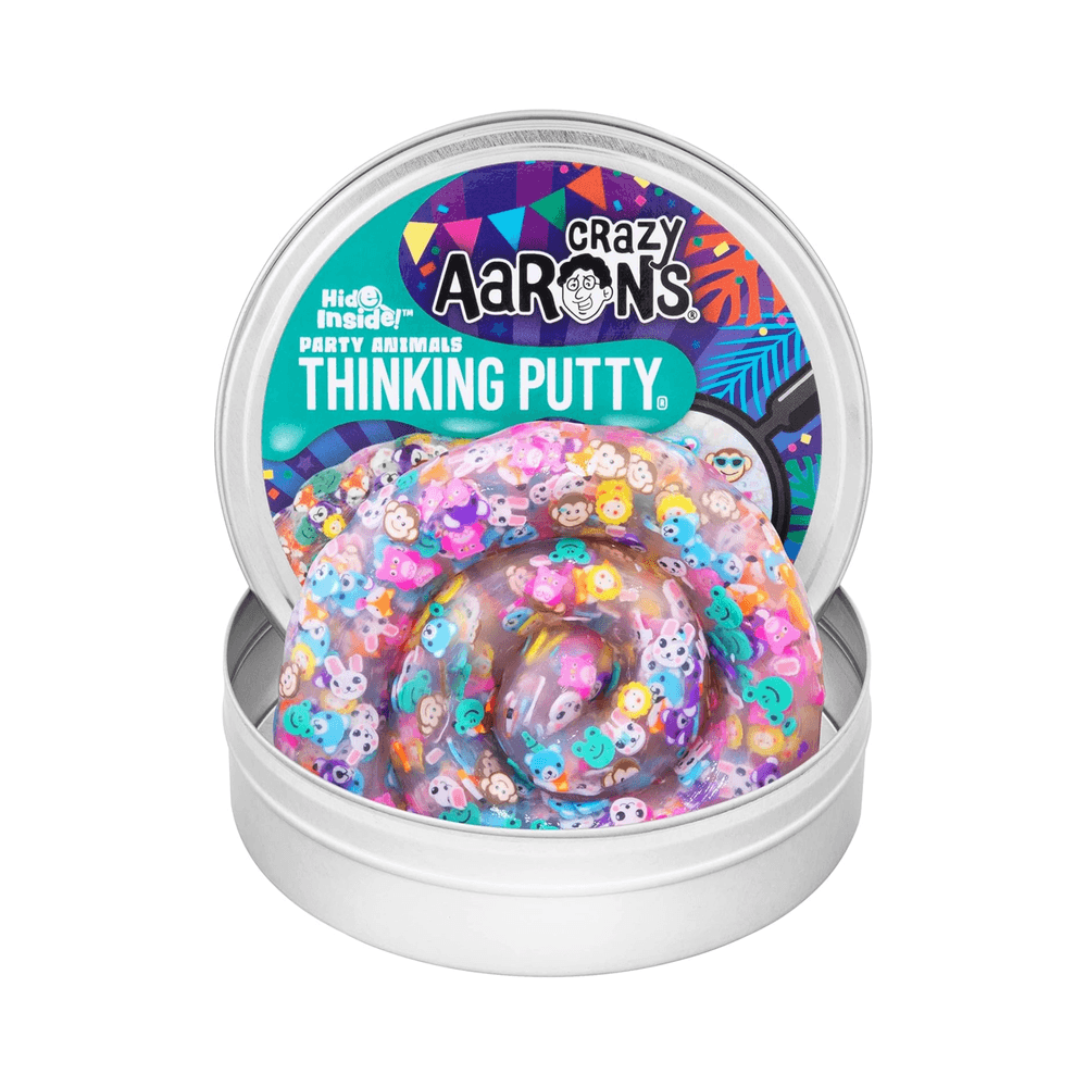 Crazy Aaron's - Hide Inside Party Animal Thinking Putty - Multicolor - 90gm