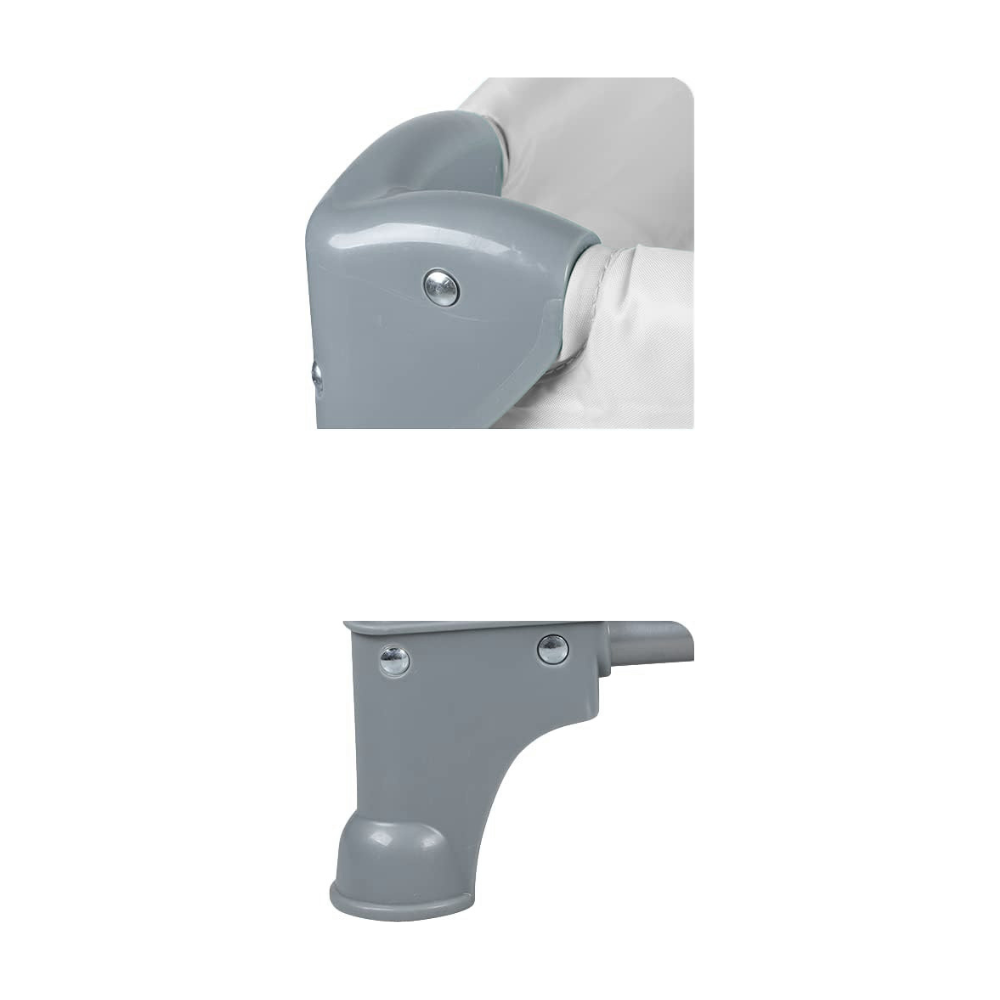 Bumble & Bird - 2-in-1 Travel Cot & Foldable Playpen - Grey