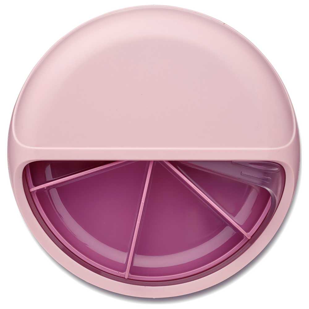 Carl Oscar - Kids 5 Rotatable Compartment Snackdisc Box - Pink