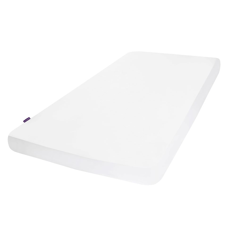 Clevamama Tencel Fitted Waterproof Mattress Protector for Bedside Crib - White