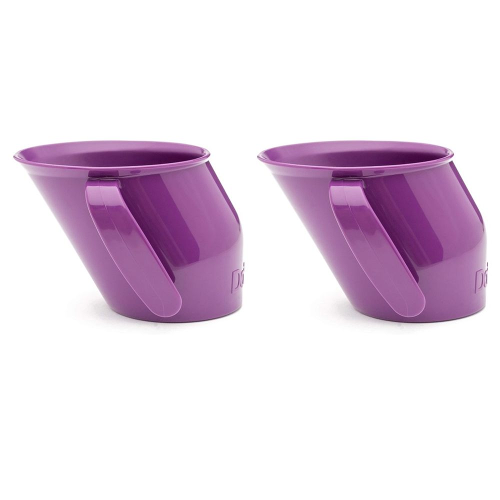 Bickiepegs Doidy Sippy Cup - Purple - 200 ml - Pack of 2