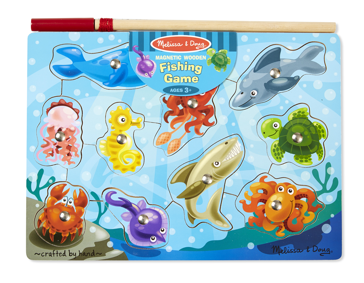 Melissa & Doug Magnetic Wooden Game Fishing